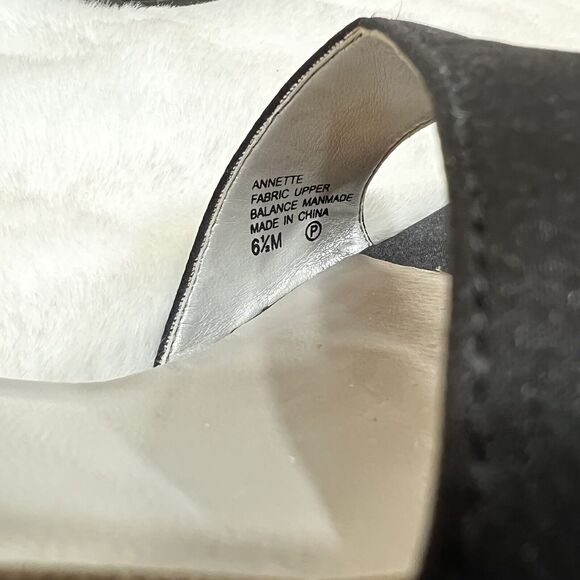 Mudd Annette Vintage Y2K Chunky Strappy Block Heels Black Sz 6.5 M - Picture 9 of 10